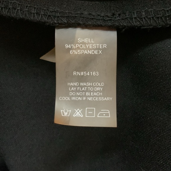 Calvin Klein Rhinestone-Embellished Zippered back Sheath Black Size 2 NWT #D21 - Picture 11 of 13